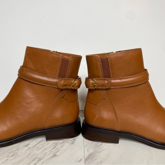 Franco Sarto Elese Brown Leather Bootie 9M - Picture 8 of 14